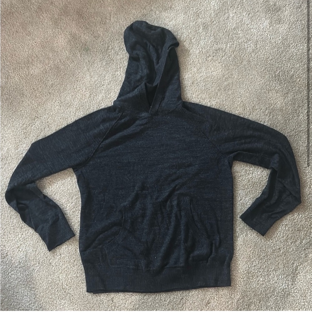 Dark Gray Hooded Sweatshirt